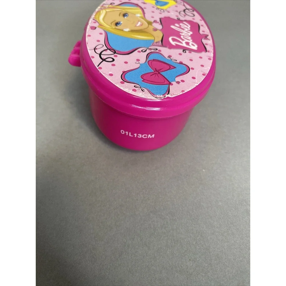 Barbie Mini Tackle Box Shakespeare Mattel Fishing Pink with‎ Clip-on Back 2011